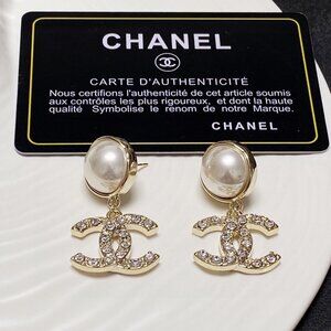 Chanel stud earrings